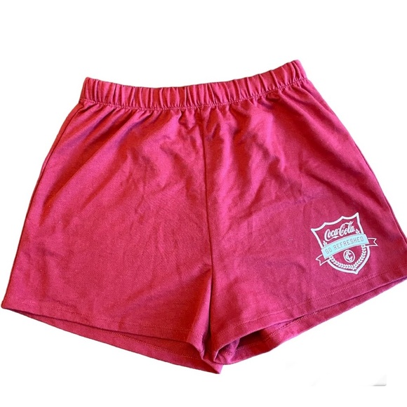 Coca-Cola Junior Love Tribe Coke Collegiate Shorts Size XL - Picture 2 of 8